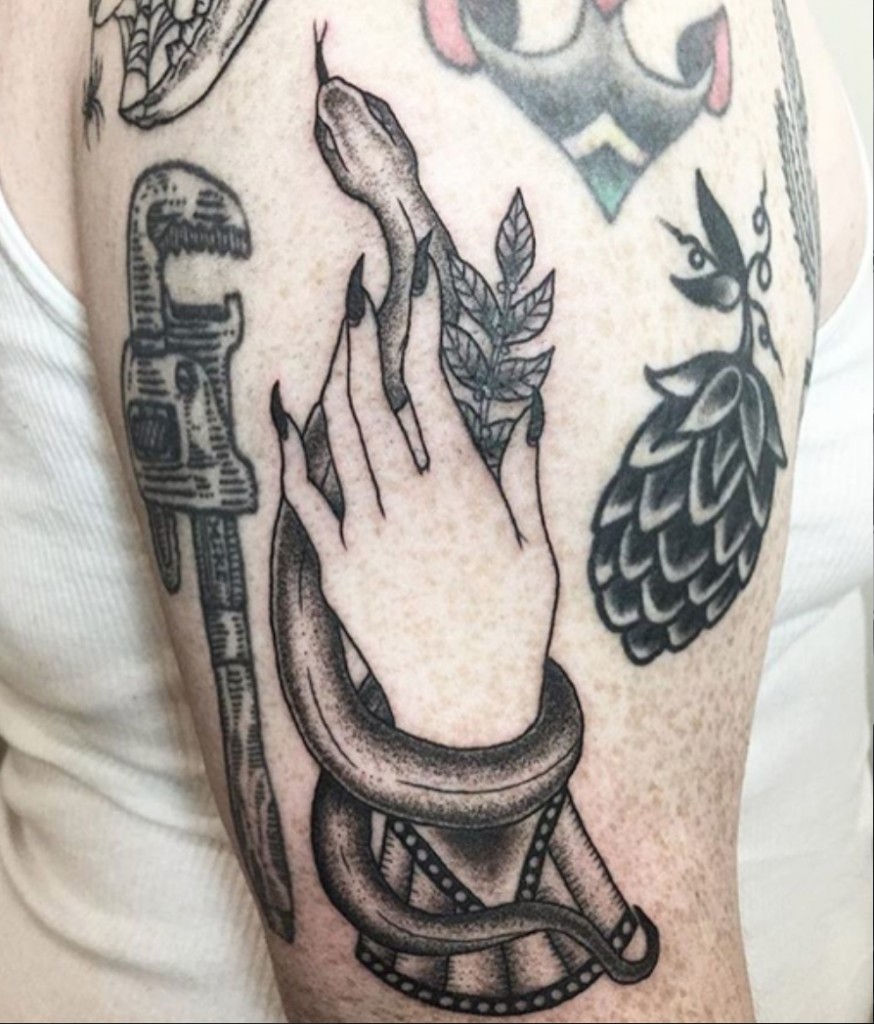 Tattoo by vegan tattoo artist Jimmy Galan